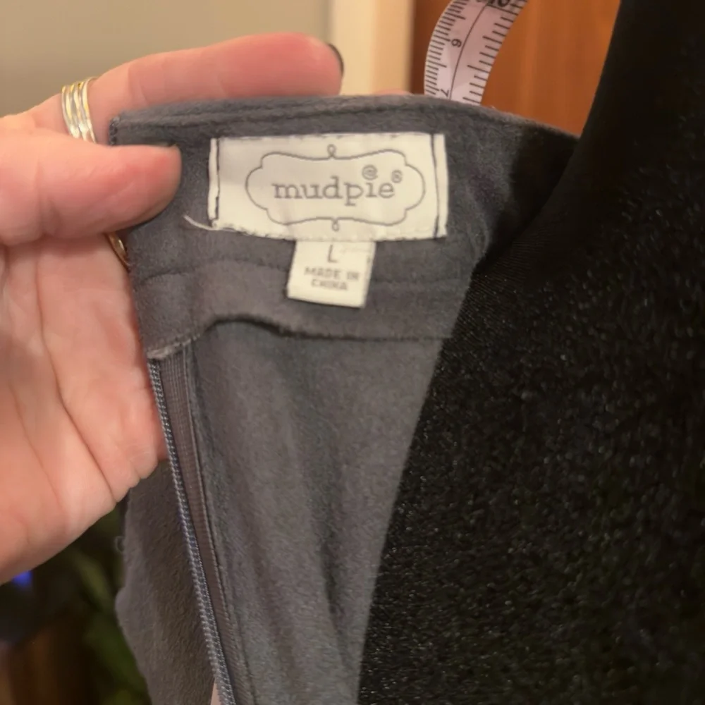 Super Cute Mudpie Faux Suede Dress - Picture 8 of 9